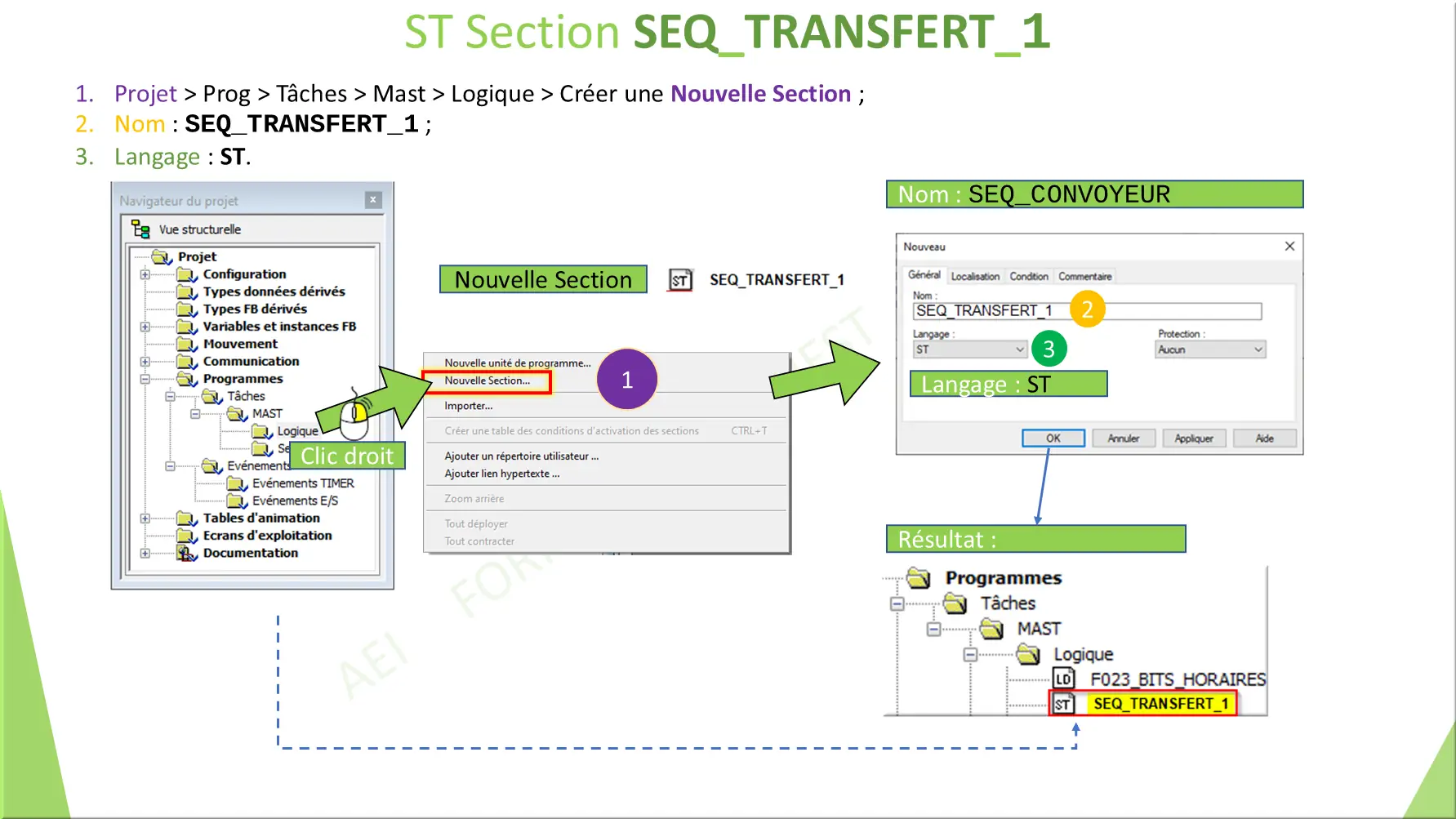 ST Section SEQ_TRANSFERT_1